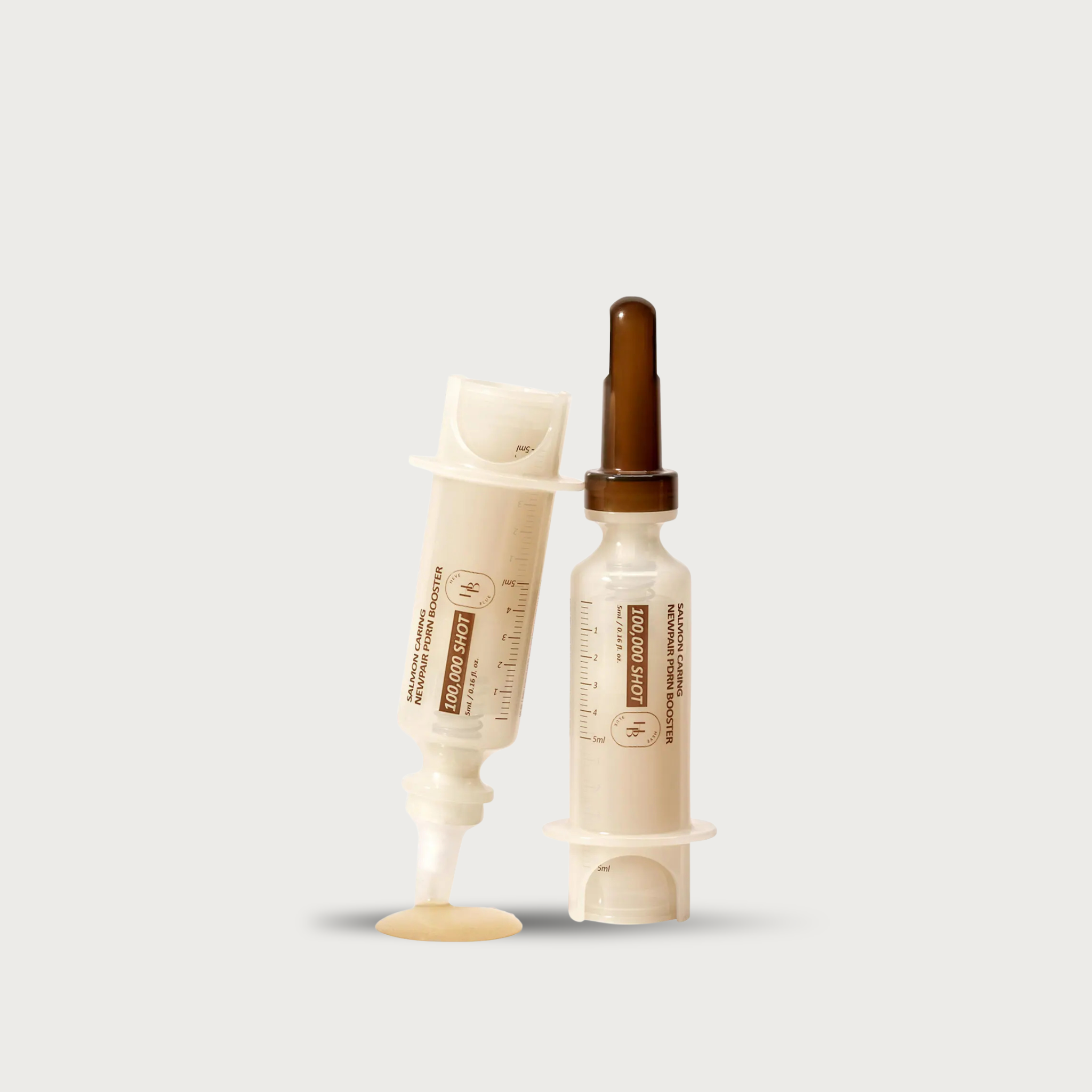 Heveblue Salmon Caring Newpair PDRN Booster 100,000 Shot Essence 1pc Set