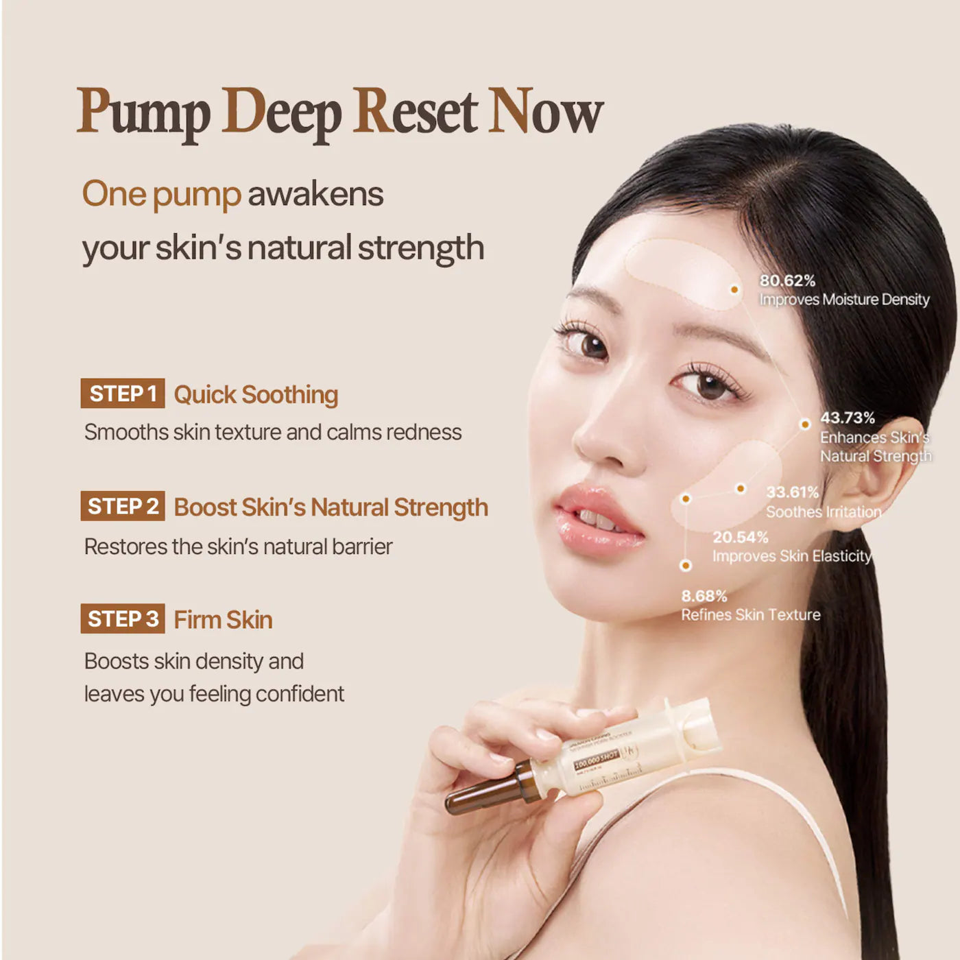 Heveblue Salmon Caring Newpair PDRN Booster 100,000 Shot Essence 1pc Set