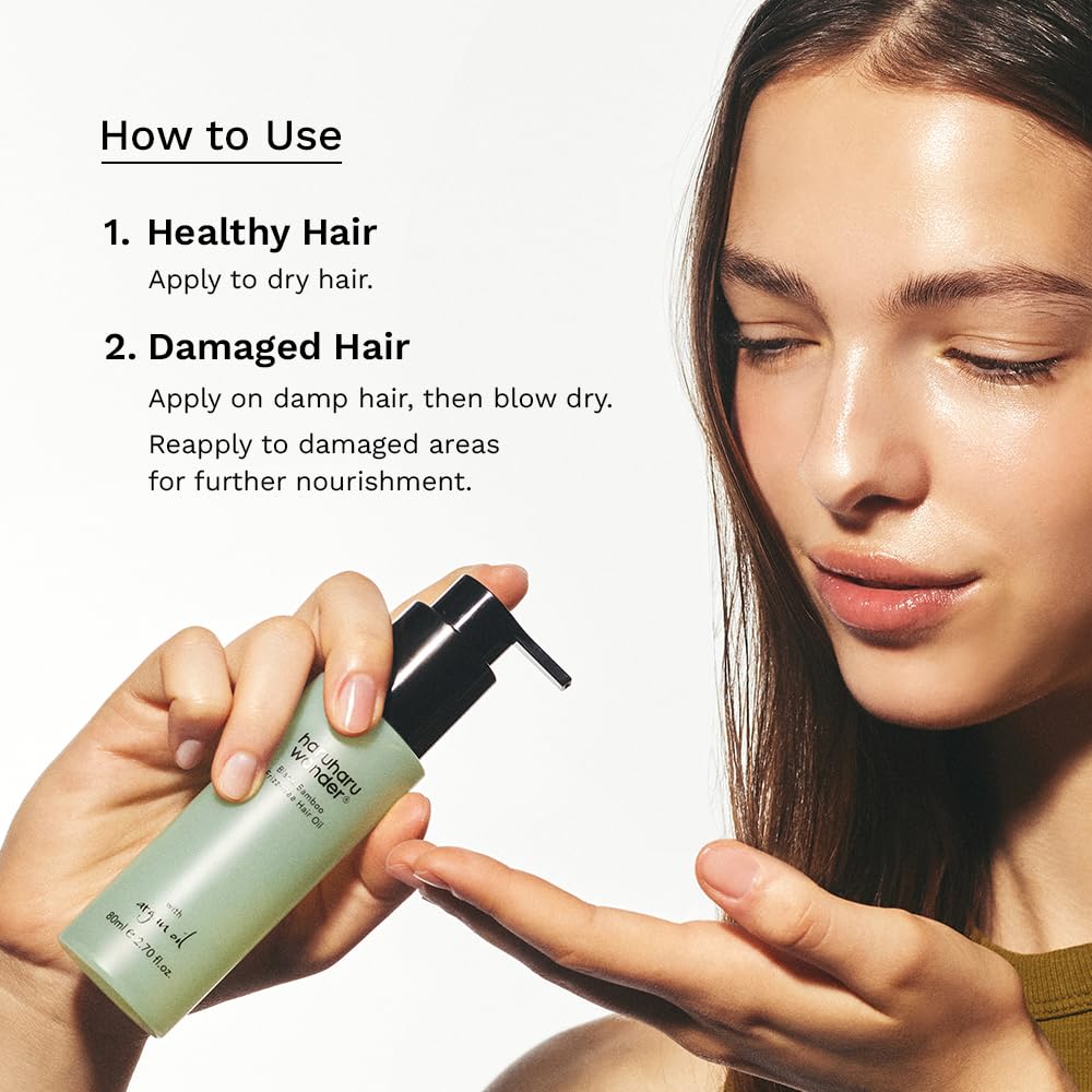Haru Haru Wonder Black Bamboo Frizz-free Hair Oil - Olive Kollection