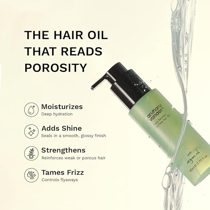 Haru Haru Wonder Black Bamboo Frizz-free Hair Oil - Olive Kollection