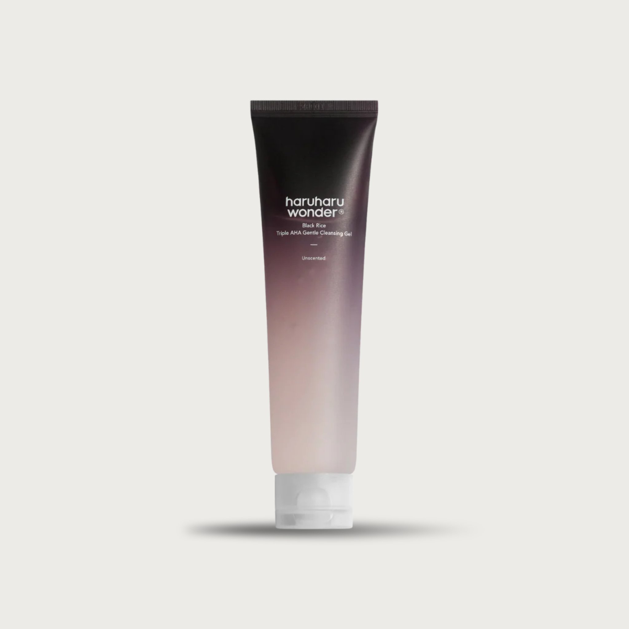 Haruharu Black Rice Triple AHA Gentle Cleansing Gel 100ml – Korean AHA cleanser Tartaric Mandelic Citric Acid fragrance-free low pH unscented $18