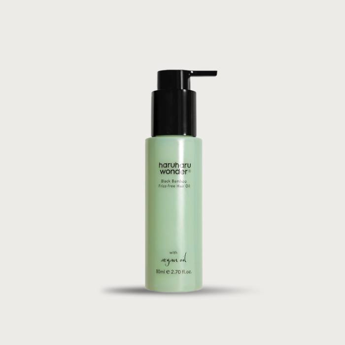 Haru Haru wonder Black Bamboo Frizz-Free Hair Oil 80ml – Korean hair oil 10 proteins 17 amino acids 8 peptides argan squalane frizz control $16.50