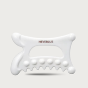 Heveblue Natural White Clay Relaxing Homecare Gua Sha body massage tool