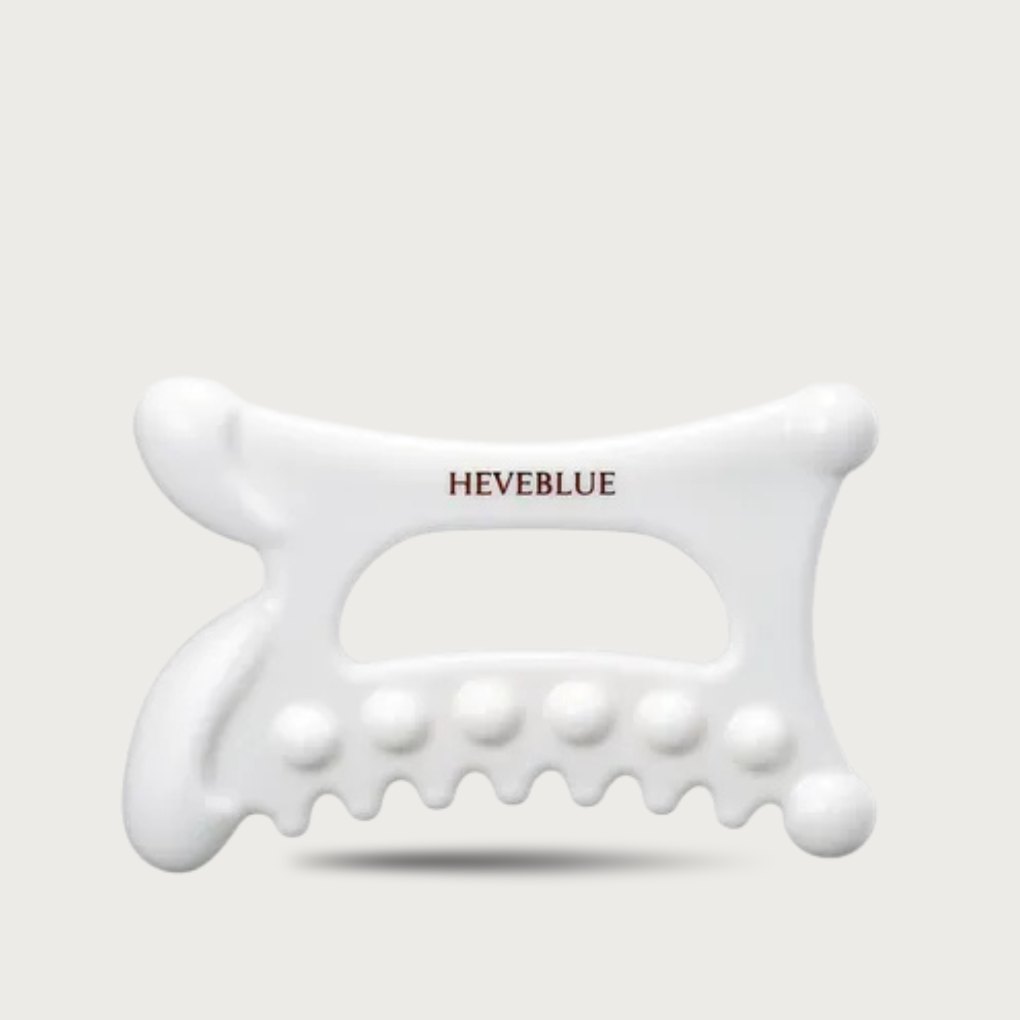 Heveblue Natural White Clay Relaxing Homecare Gua Sha body massage tool