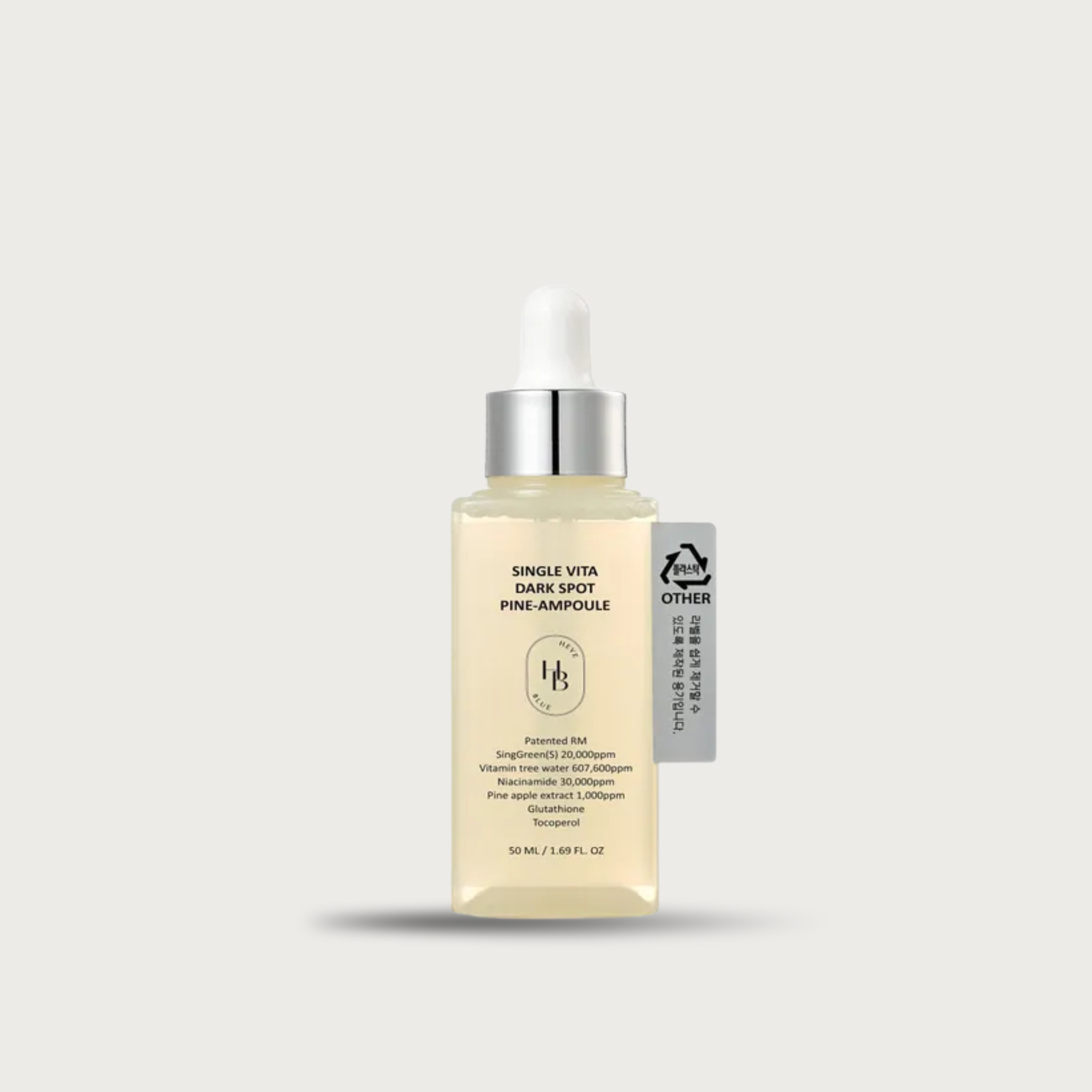 Heveblue Single Vita Dark Spot Ampoule Korean brightening ampoule