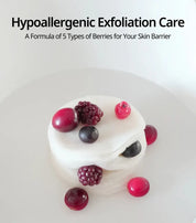 Heveblue Penta Berry Peel Pad jar and textured pad