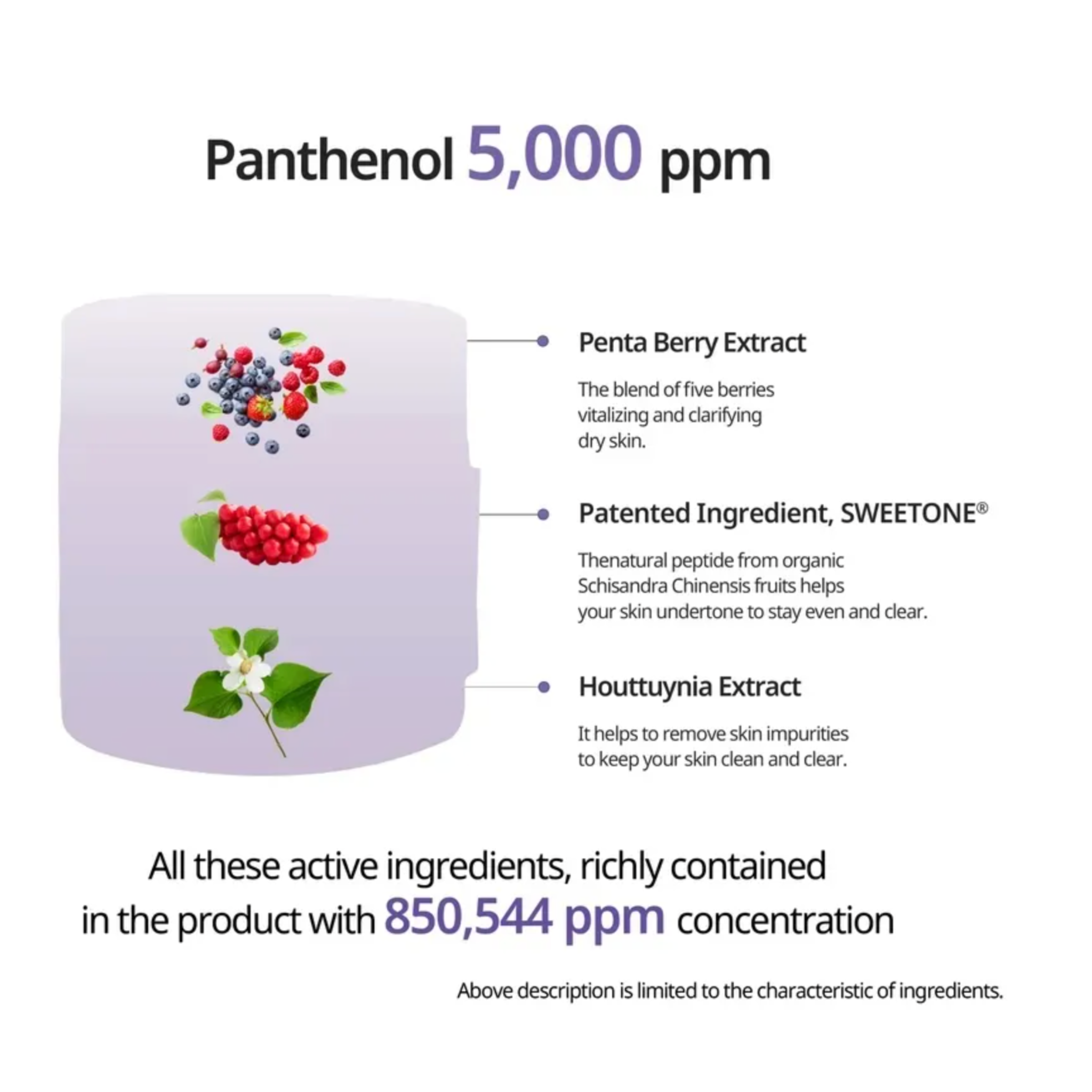 Heveblue Penta Berry Panthenol Repair Peel Pad