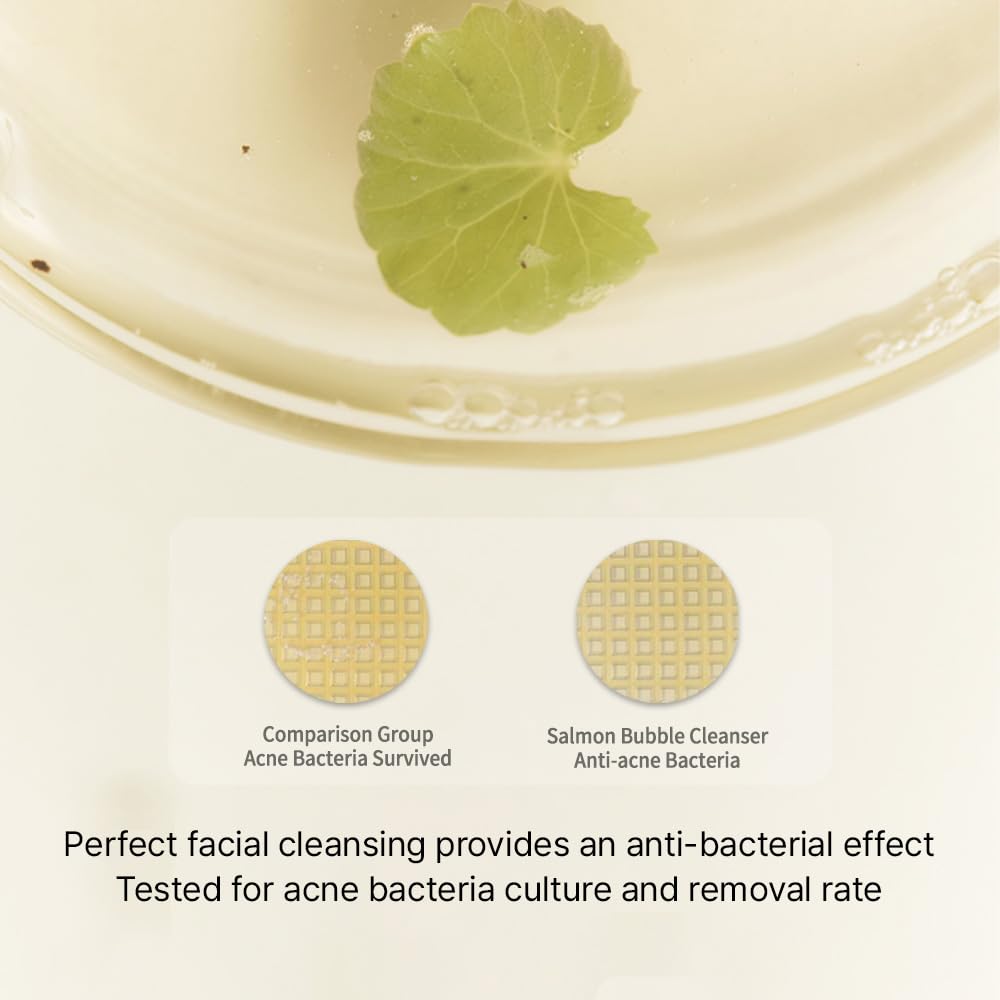 Heveblue Salmon Centella Cleanser salmon PDRN and roe extract