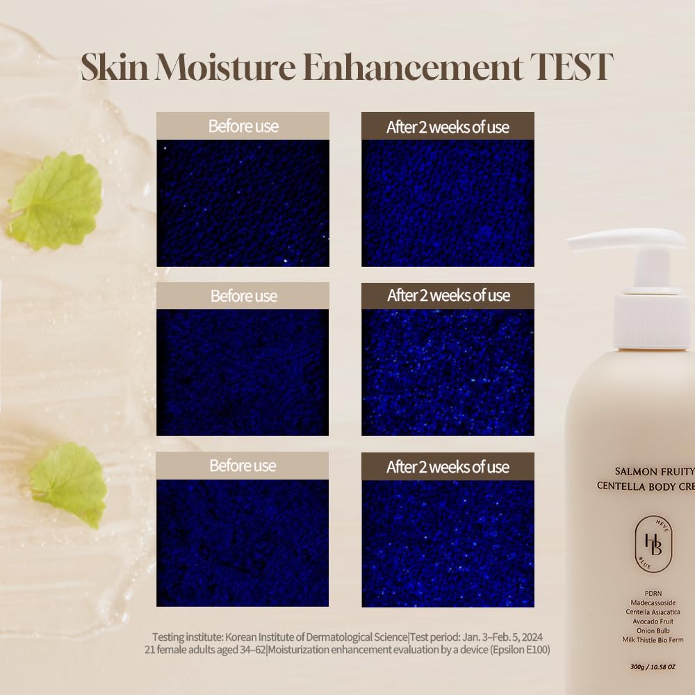 Heveblue Salmon Fruity Centella Body Cream 300 ml