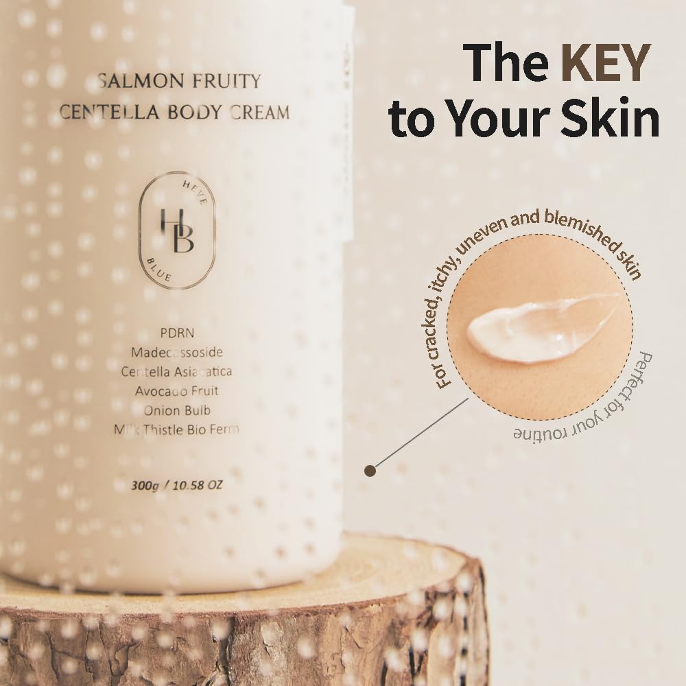 Heveblue Salmon Fruity Centella Body Cream 300 ml