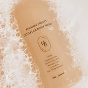 Heveblue Salmon Body Wash guava apple peach fruity scent