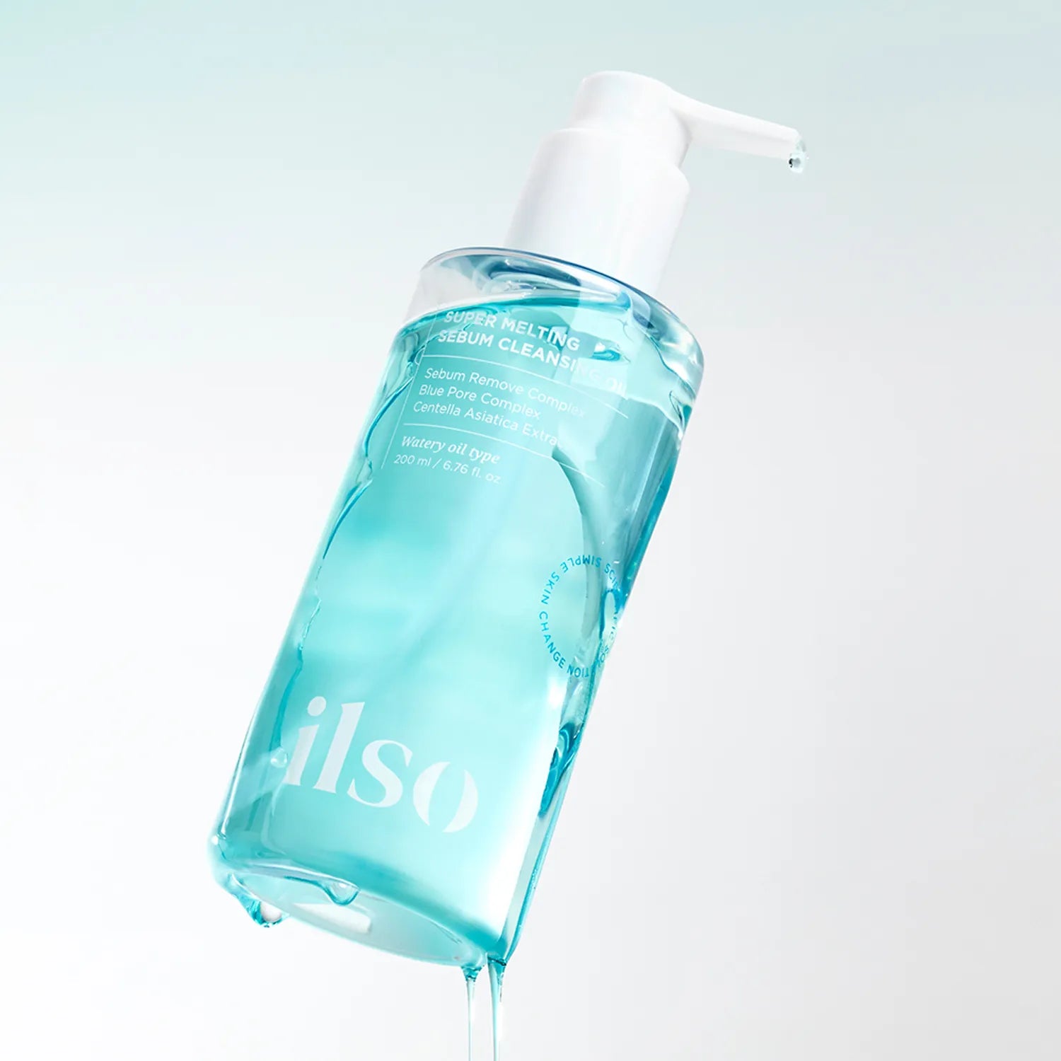 Ilso Super Melting Sebum Cleansing Oil 200ml – Blue Pore Complex blueberry chamomile agave centella tea tree squalane $24.50