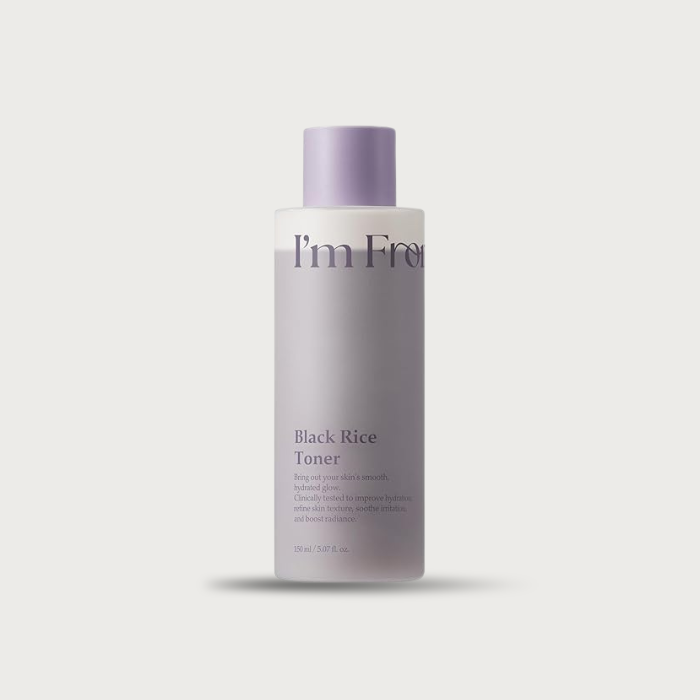 I'm From Black Rice Toner 150ml – 100-day fermented anthocyanins niacinamide polyglutamic acid fragrance-free oily combo $22