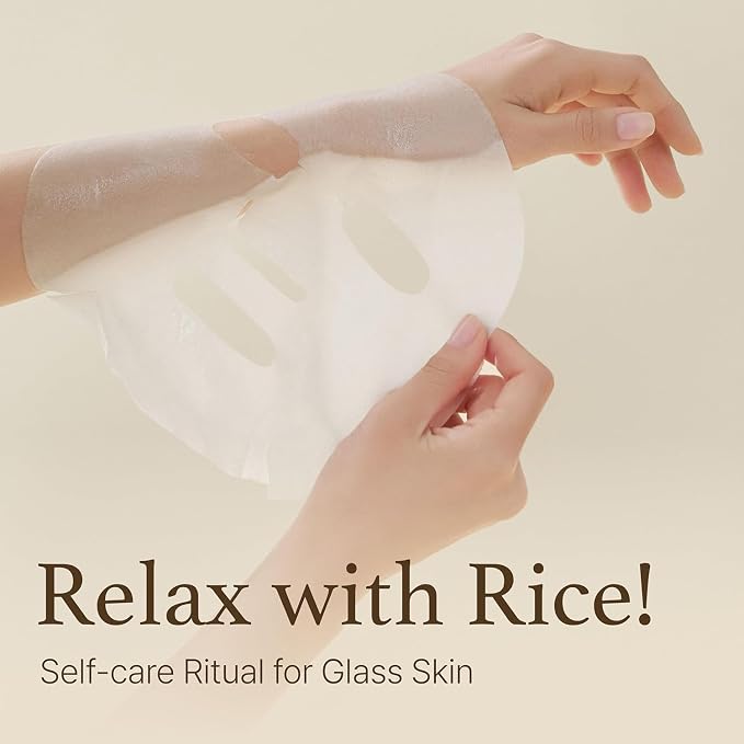 I'm From Rice Sheet Mask Goami rice first ingredient – milky white rice extract before water 90C 60min process amino acids vitamins minerals