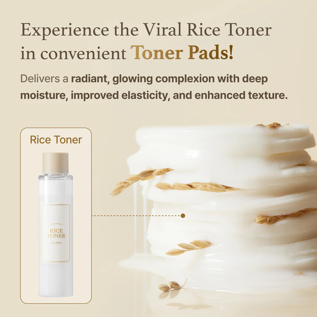 I'm From  Rice Toner Pads - Olive Kollection