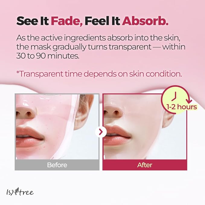 Isntree Plum Peptide Plumping Gel Mask Set