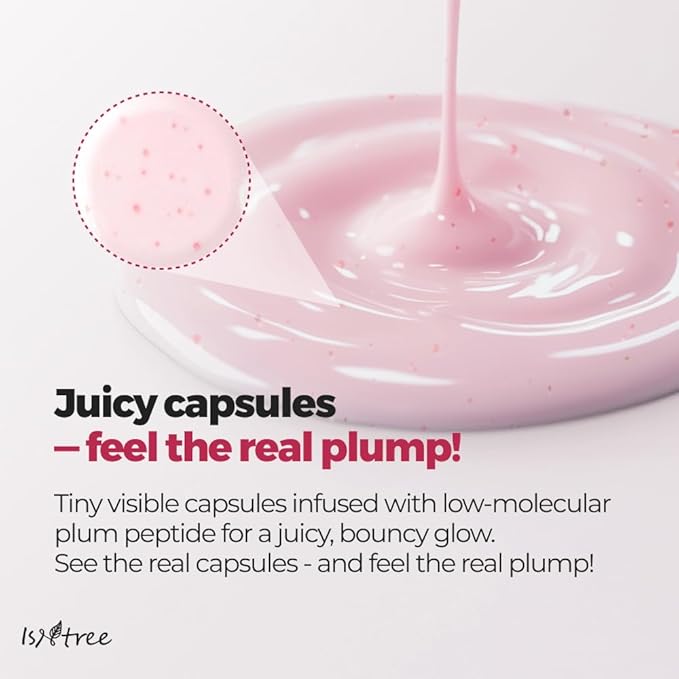Isntree Plum Peptide Plumping Gel Mask Set