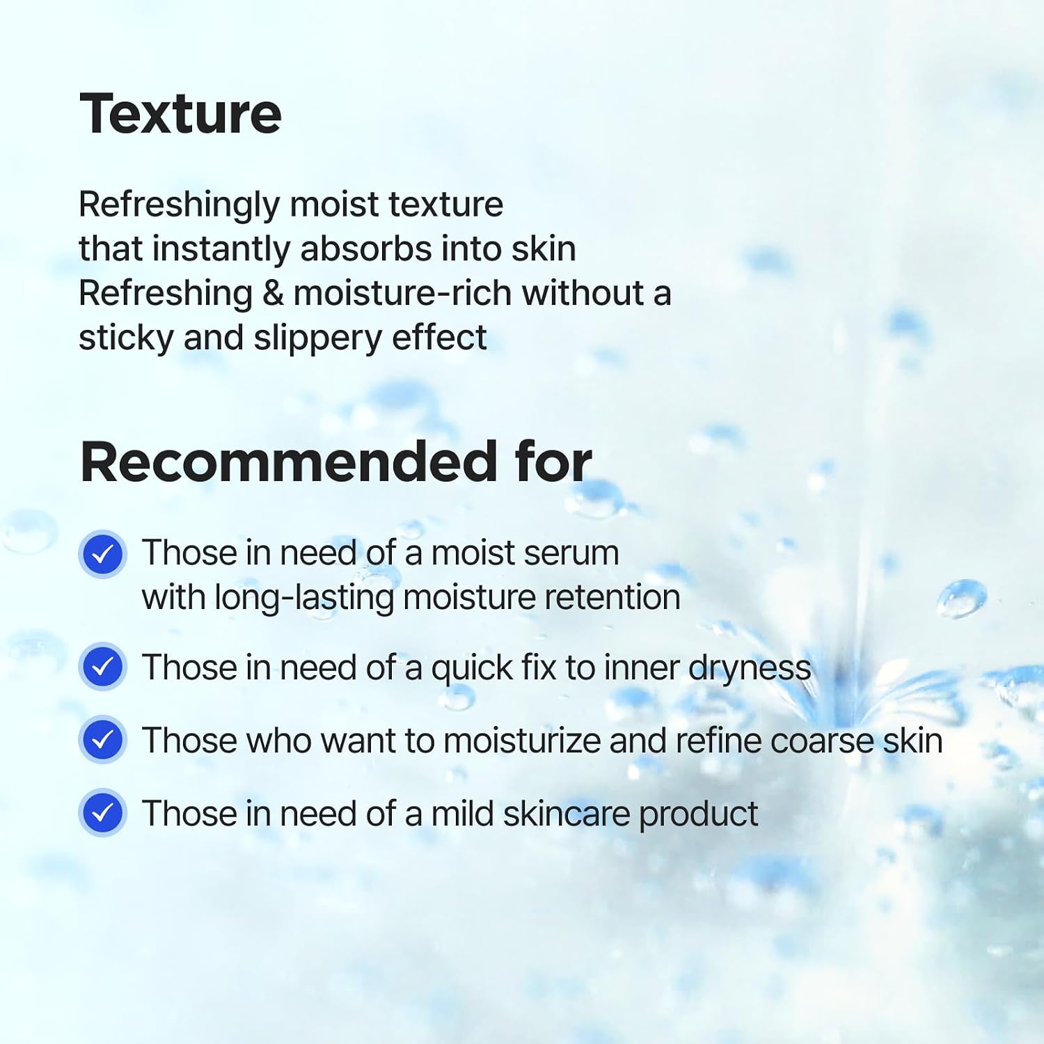 Isntree HA Serum results – plump hydrated dewy moisture-balanced skin Korean 14 HA types ultra-low molecular serum