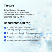 Isntree HA Serum results – plump hydrated dewy moisture-balanced skin Korean 14 HA types ultra-low molecular serum