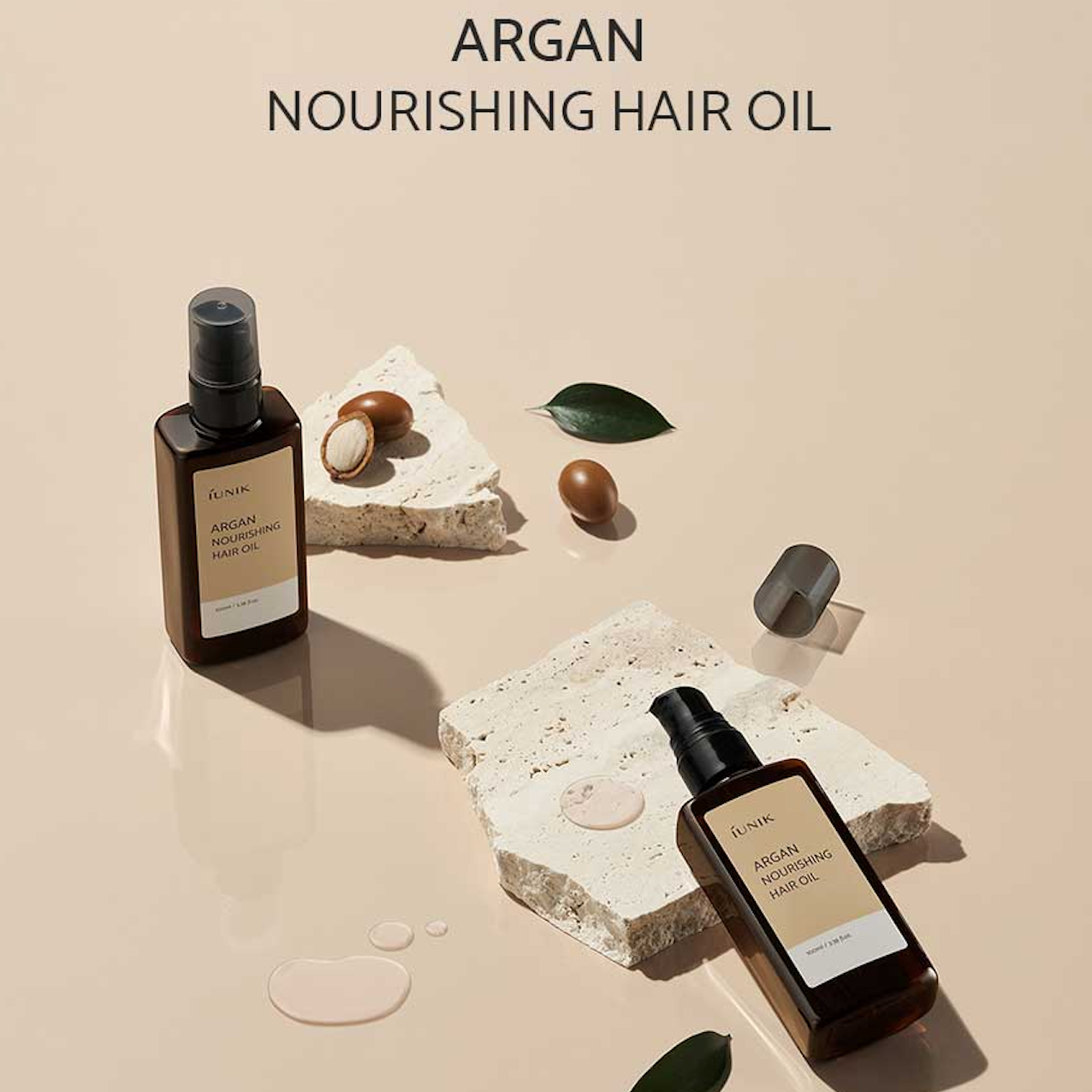 iUNIK Argan Nourishing Hair Oil - Olive Kollection