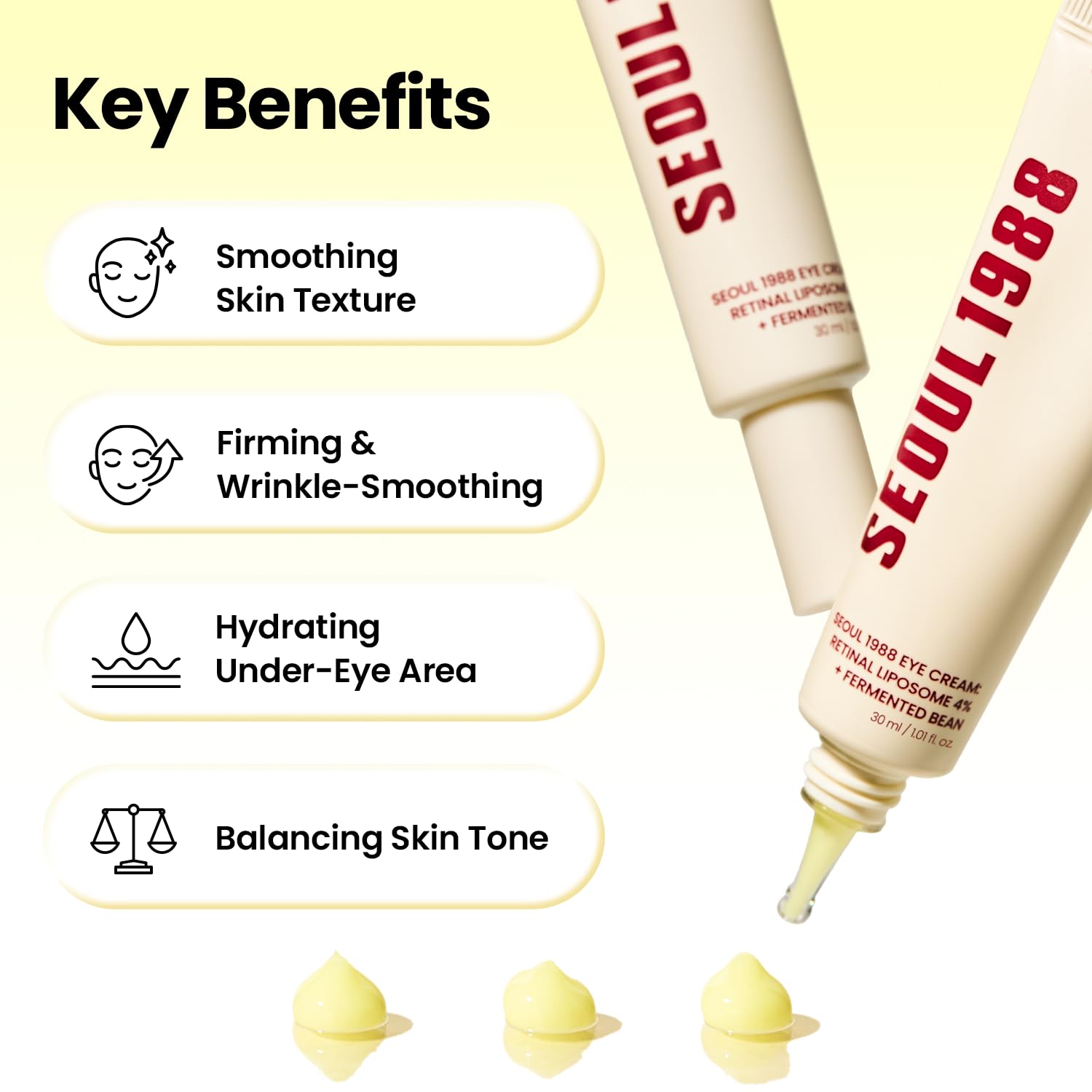 KSECRET SEOUL 1988 Eye Cream: Retinal Liposome 4% + Fermented Bean