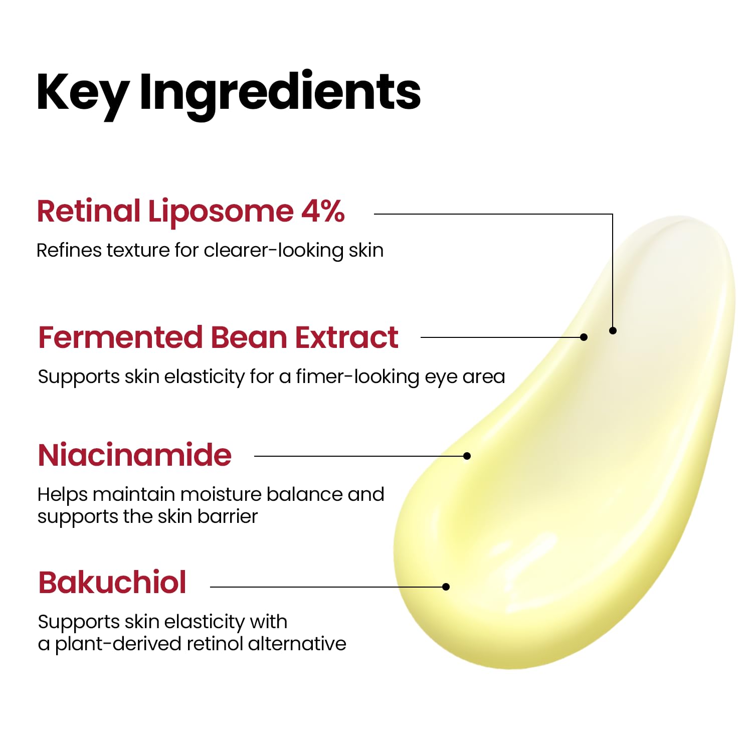 KSECRET SEOUL 1988 Eye Cream: Retinal Liposome 4% + Fermented Bean