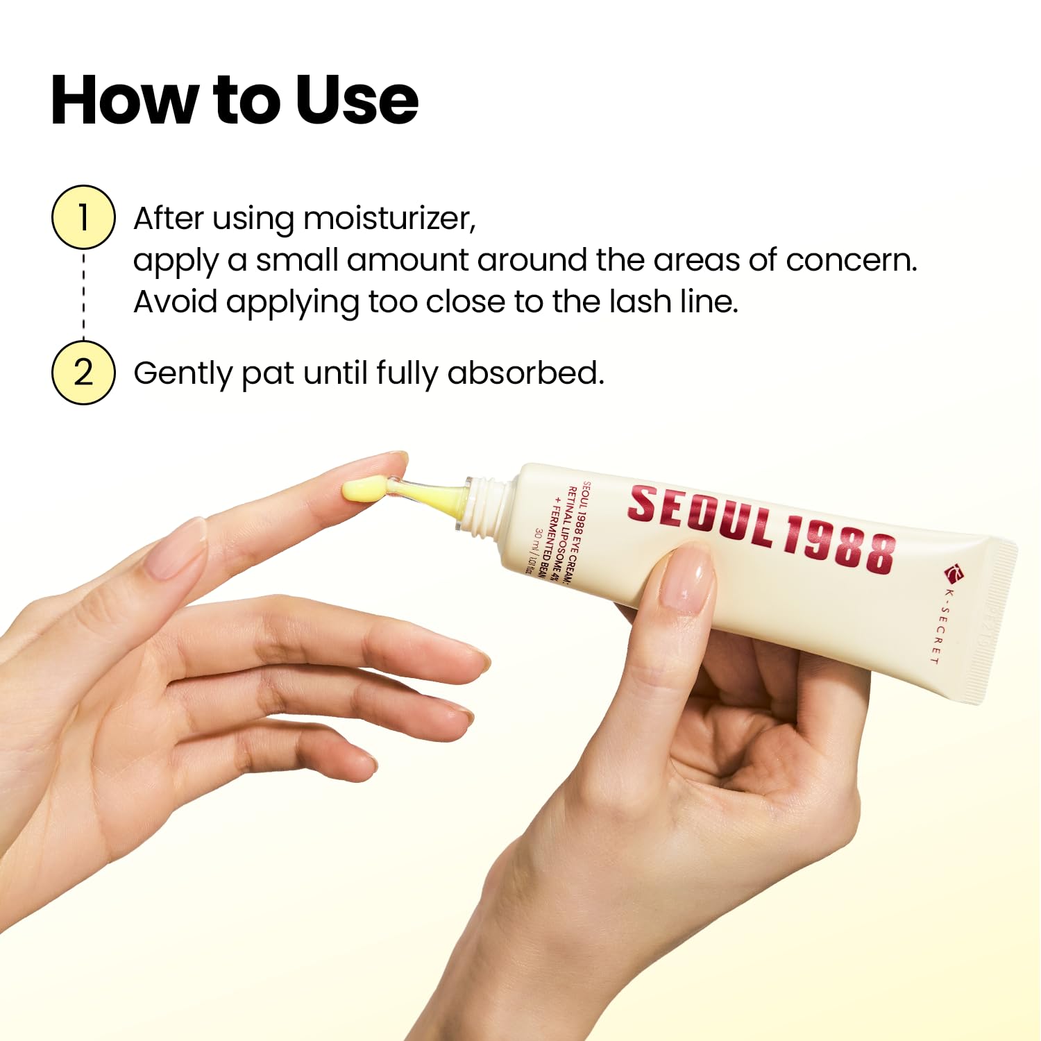 KSECRET SEOUL 1988 Eye Cream: Retinal Liposome 4% + Fermented Bean