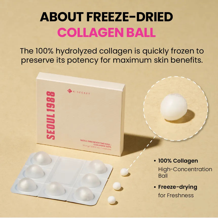 KSECRET SEOUL 1988 Boosting Ball : Collagen 100%