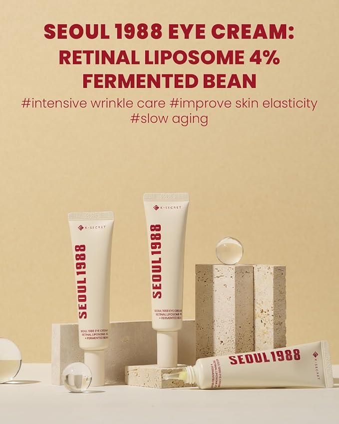 KSECRET SEOUL 1988 Eye Cream: Retinal Liposome 4% + Fermented Bean