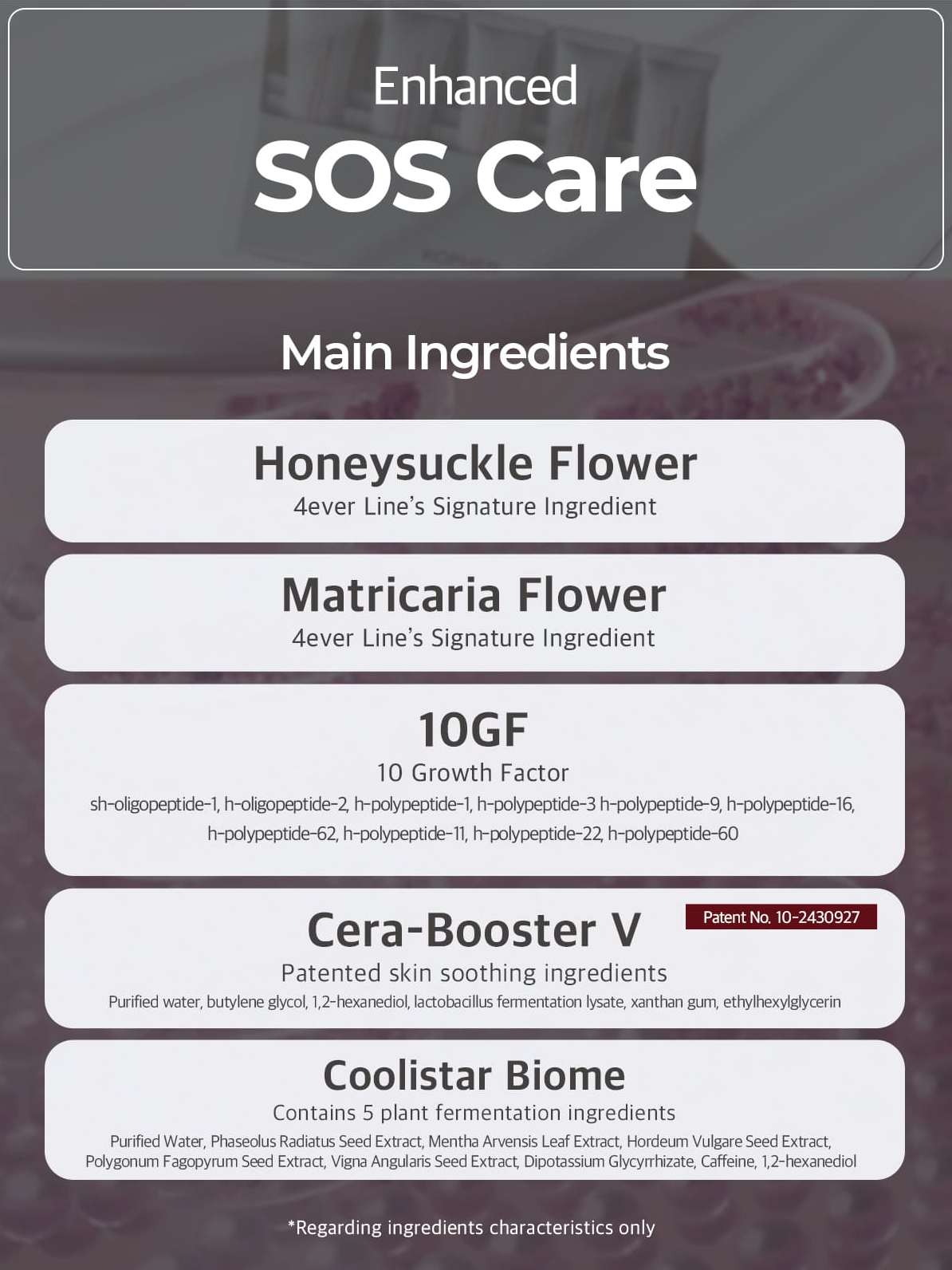 Kopher Sos Kopher Curepair Melder SOS System – Korean EGF Single-Use Ampoule 20 ...