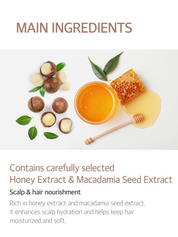 Kundal Honey & Macadamia Natural Shampoo 500ml #Cherry blossom