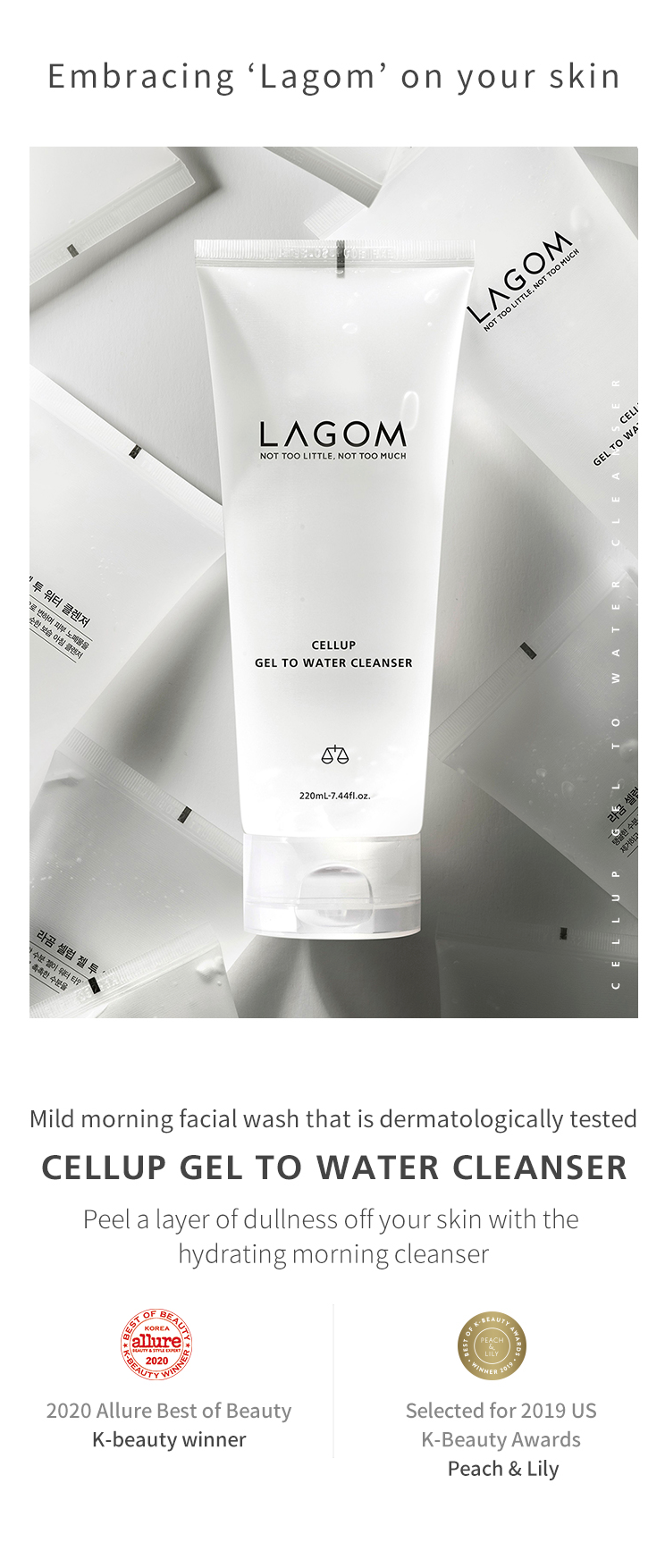 Lagom Cellup Gel To Water Cleanser