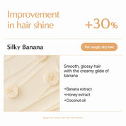 Lilyeve Repair Turn Gelato Silky Banana how to use – press hair 3 min rinse color-treated chemically processed safe K-beauty haircare