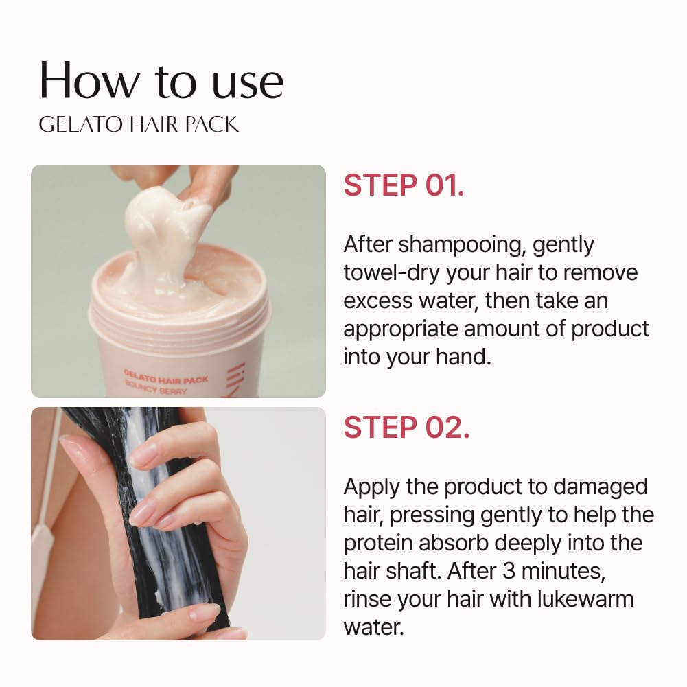 Lilyeve Repair Turn Gelato Hair Pack Silky Banana 200ml – Korean