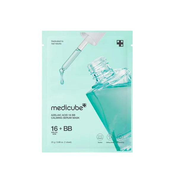 Medicube Azelaic Acid 16 BB Calming Serum Mask – Guaiazulene Medicube Azelaic Acid 16 BB Calming Serum Mask – Guaiazulene