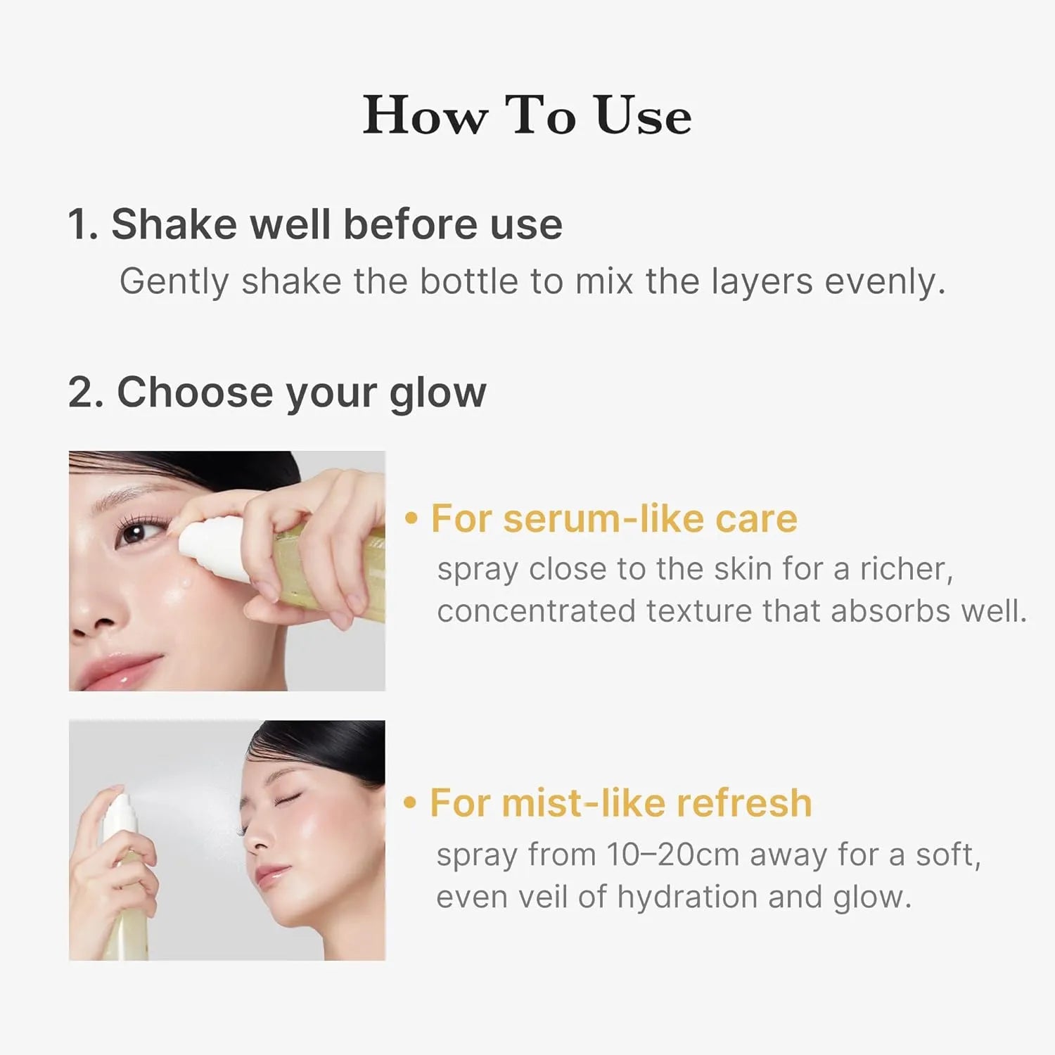 Medicube Vita Jelly Mist Serum for hyperpigmentation and dark spots – kojic acid Vitamin C mist