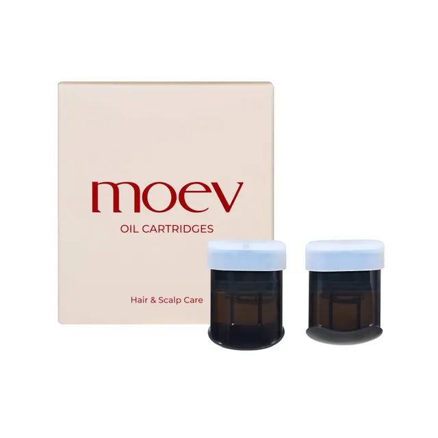 MOEV Oil Cartridges Set 10 – replacement for Hair Steamer Pro caffeine argan oil biotin apple fruit extract amino acids $20