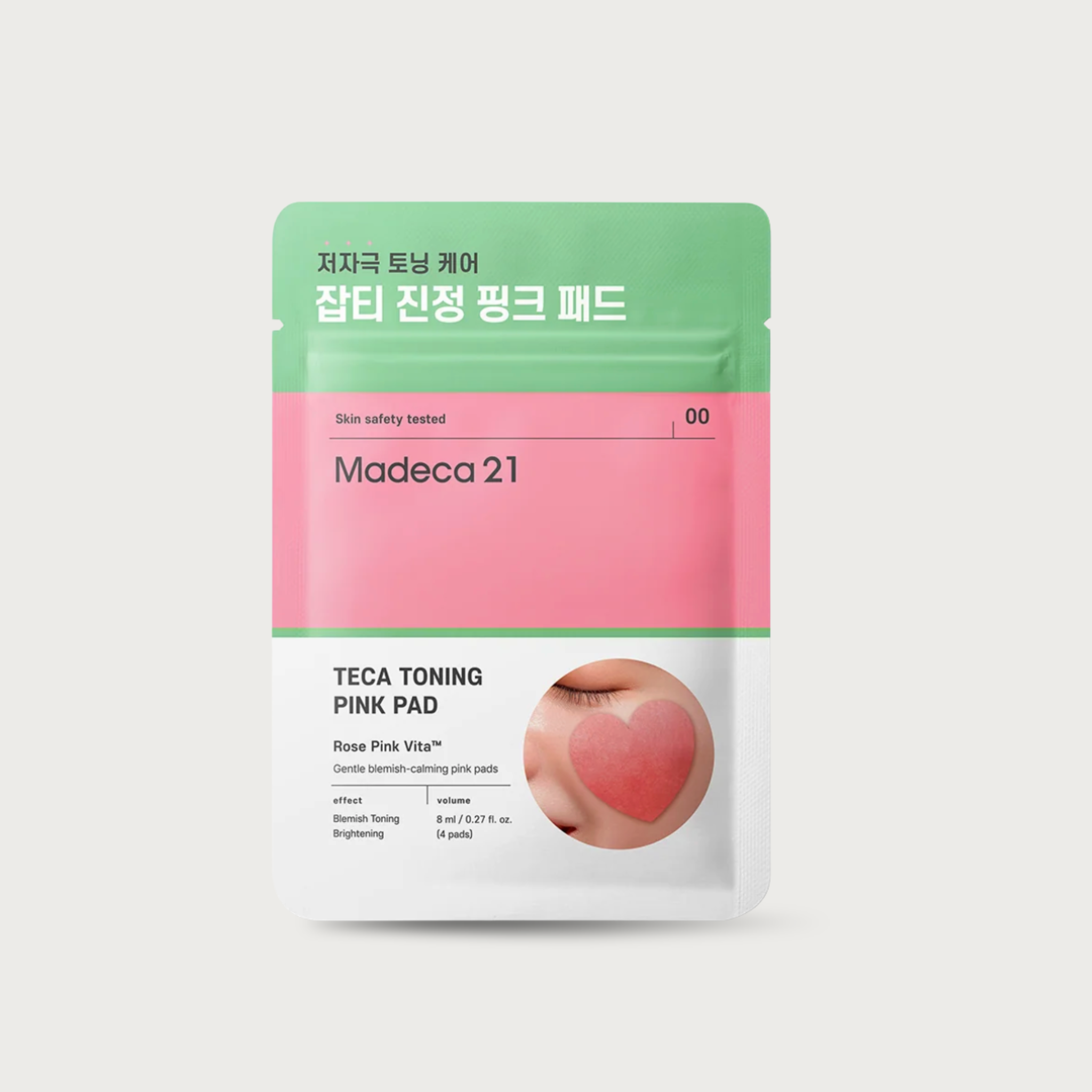 Madeca21 Teca Toning Pink Pad 4 ea