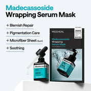 Mediheal Madecassoside Wrapping Serum Mask Blemish Repair - Olive Kollection