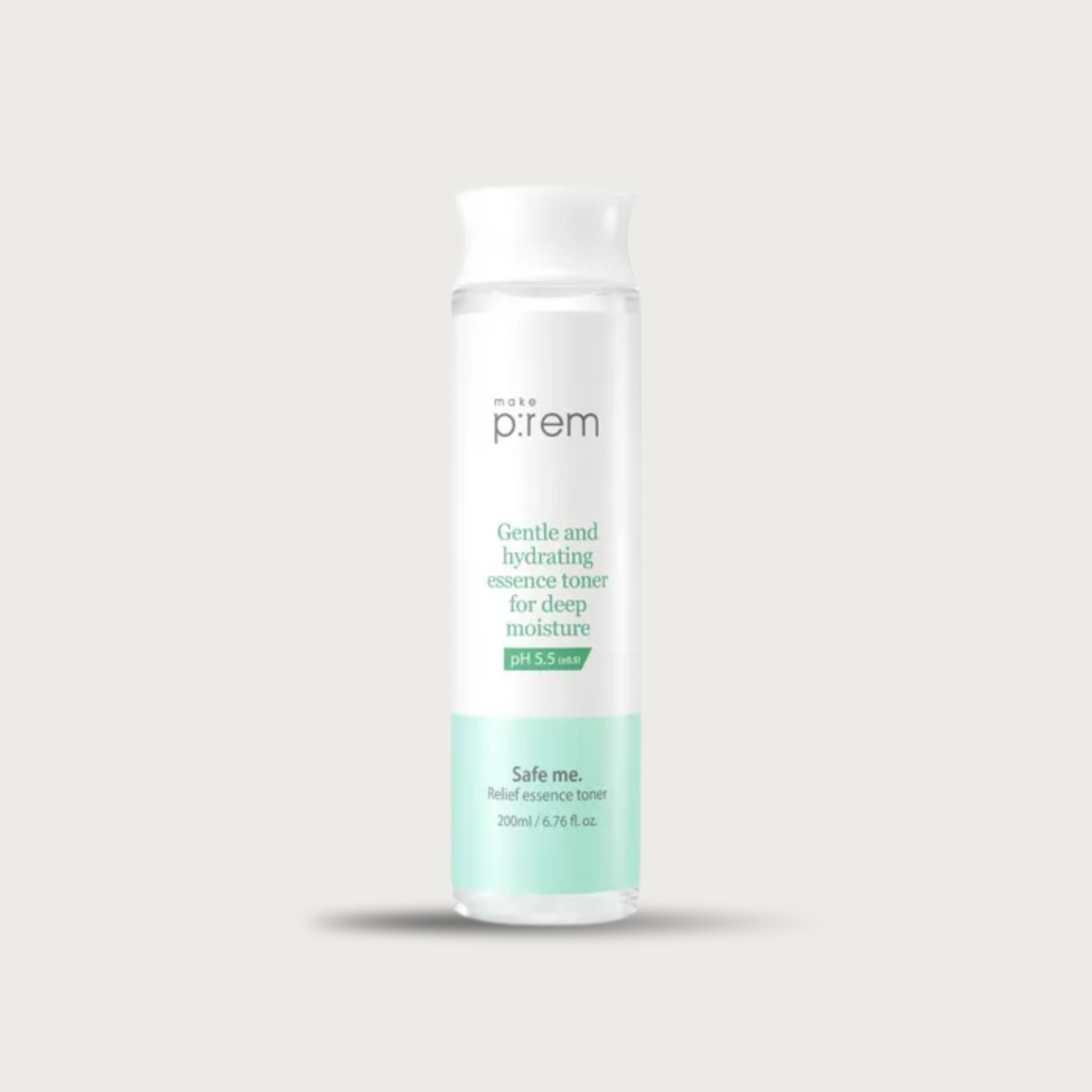 make p:rem Safe Me Relief Essence Toner 200ml – Korean hydrating essence toner Ceramide NP HA Panthenol Dill pH 5.5 vegan $20