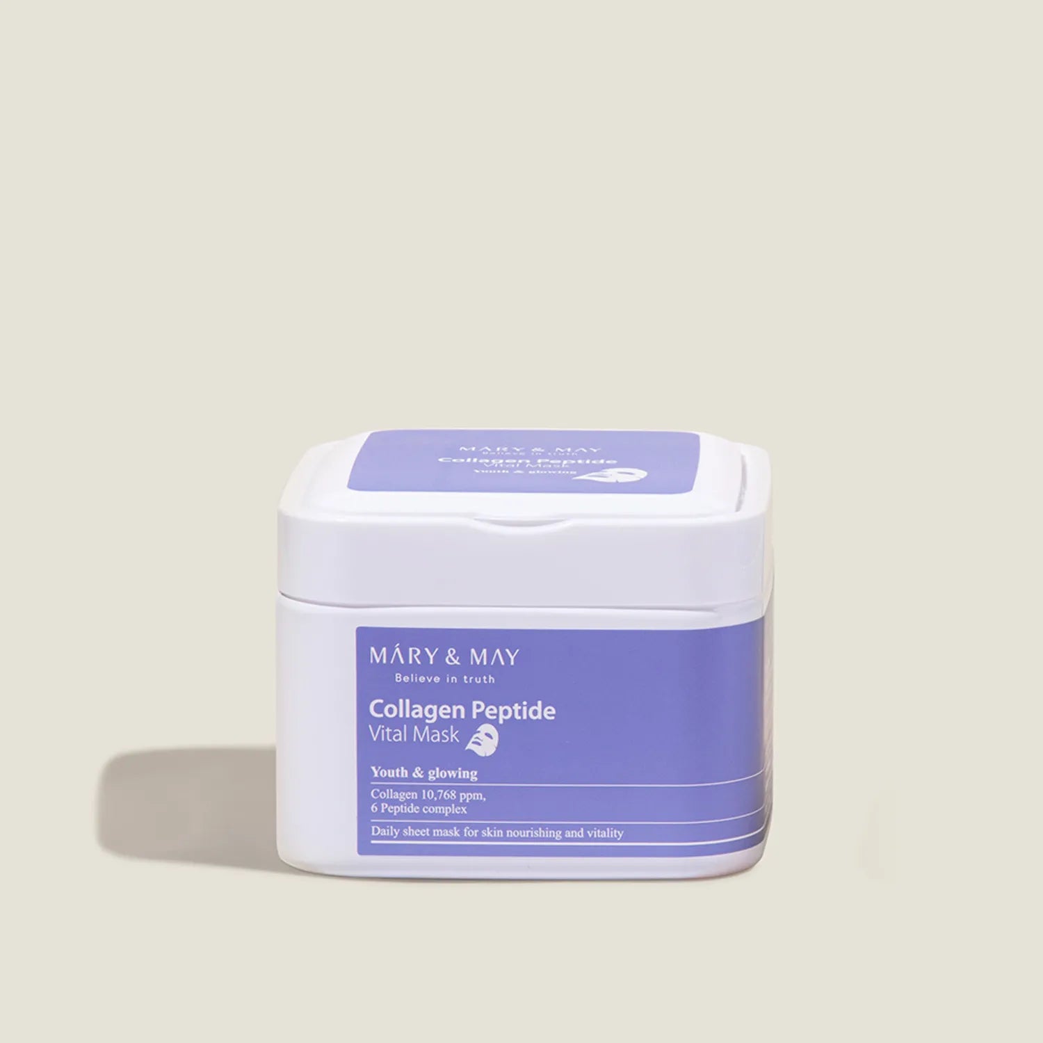 Mary & May Collagen Peptide Vital Mask 30 Sheets