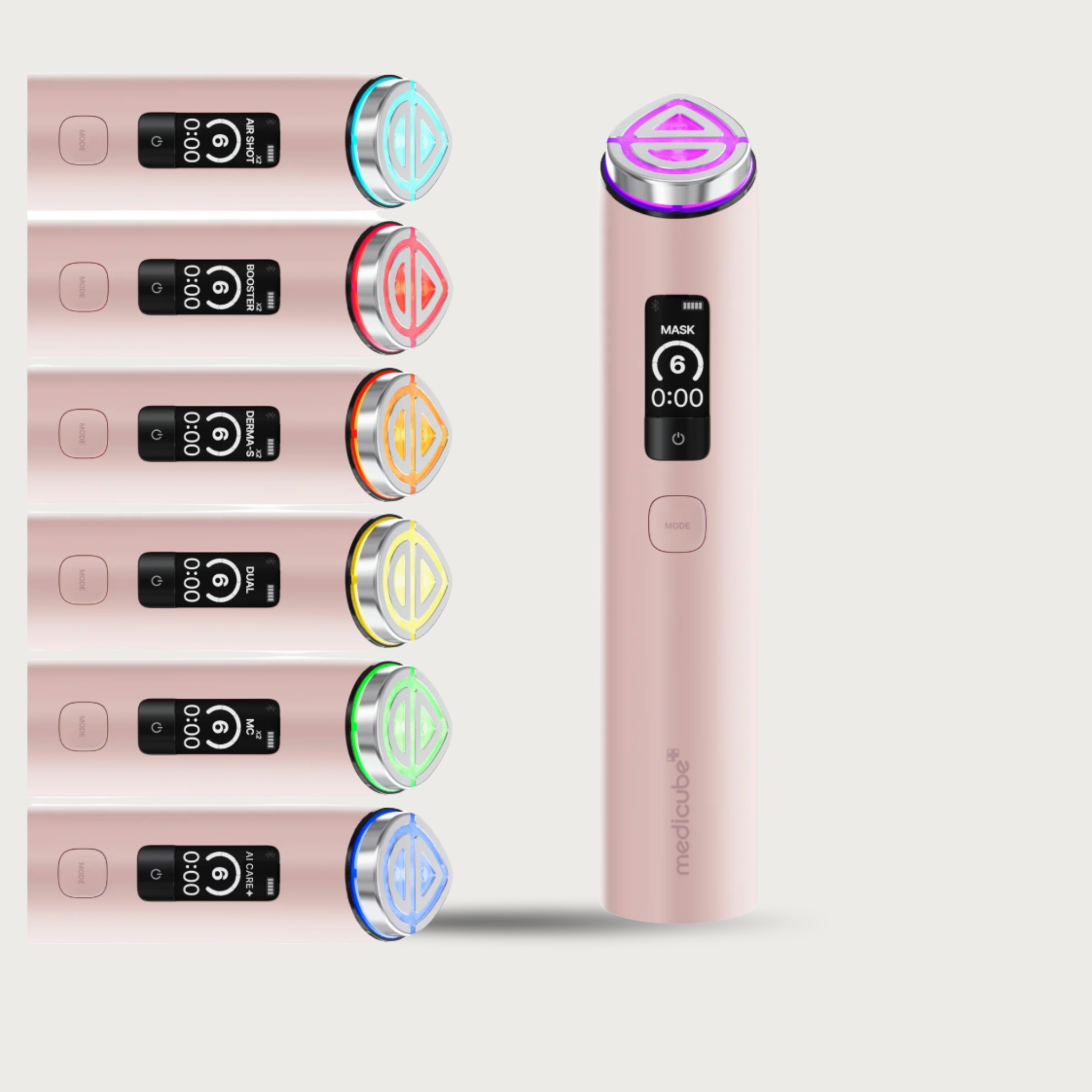 Medicube Booster Pro X2 pink 7-in-1 Korean facial device
