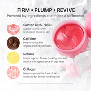 Medicube Eye Patch Caffeine de-puff – constrict blood vessels under eye bags puffiness visible 10 minutes cooling hydrogel instant refresh