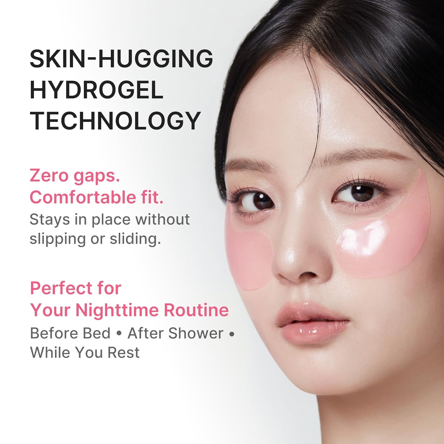 Medicube Eye Patch how to use spatula – lift tray apply under eye smile lines forehead neck 10-20 minutes pat remaining essence fragrance-free