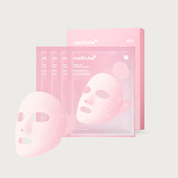Medicube PDRN Pink Tension Up Mask box – Korean lifting mask 99% Salmon PDRN NAD+ Niacinamide 5% Caffeine 3-step tension system 4 pcs $24