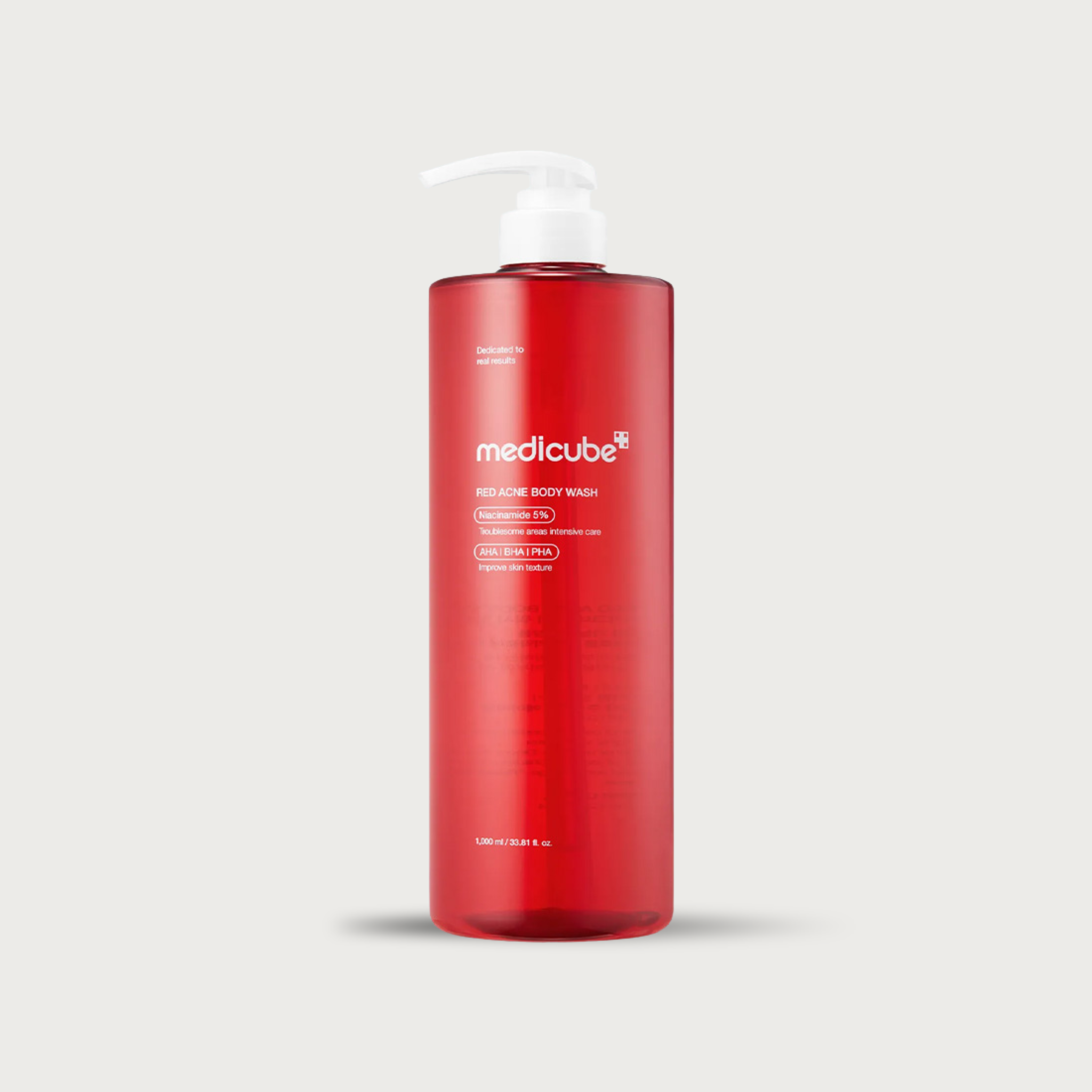 Medicube Red Acne Body Wash 3.0 Renewed 400g – Korean body wash Niacinamide 5% BHA PHA body back acne 5.0 stars $25.50
