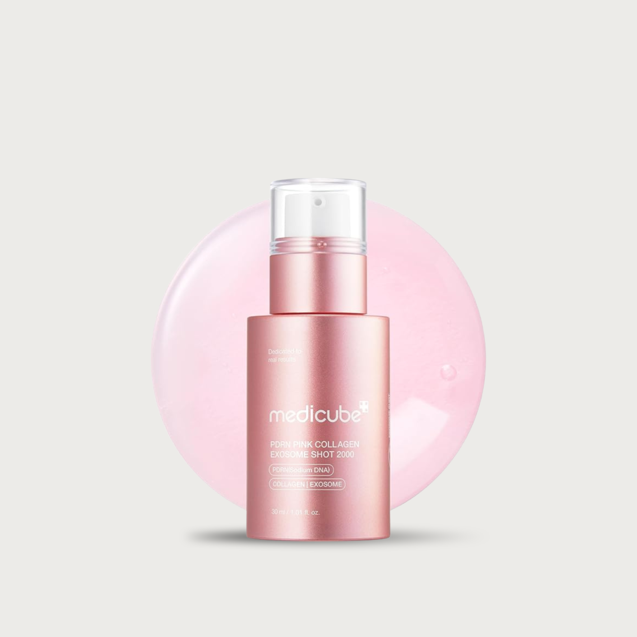 Medicube PDRN Pink Collagen Exosome Shot 30ml – Korean spicule serum PDRN 99% exosomes Collagen Retinol 8 HA types $12