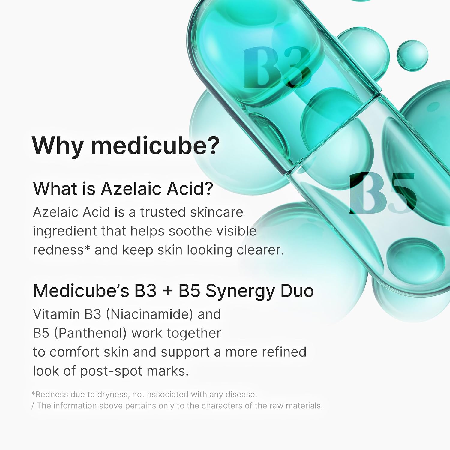 Medicube Azelaic Acid 16 Serum barrier – Ceramide NP Phytosterols Squalane Shea Butter Hydrolyzed Pea Protein NMN sensitive rosacea-prone skin