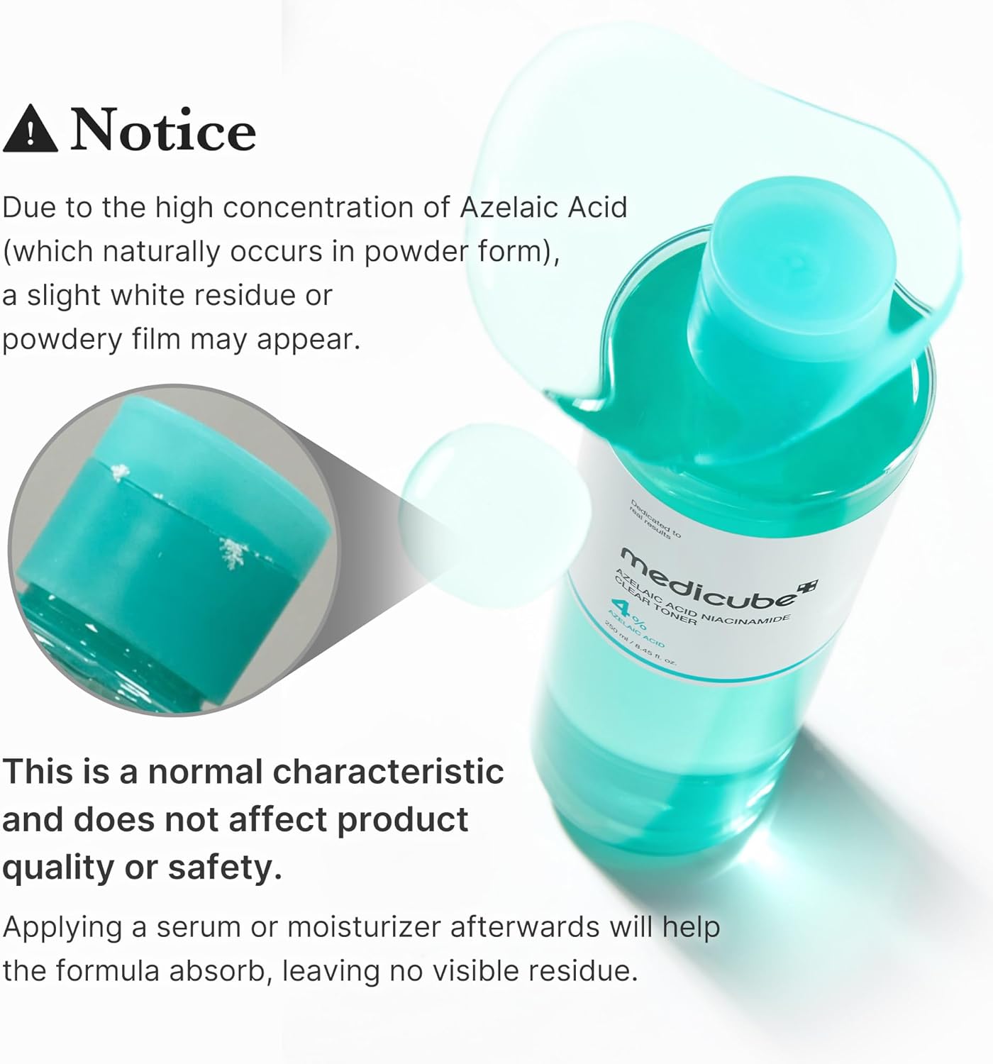 Medicube Azelaic Acid Niacinamide Clear Toner 250ml