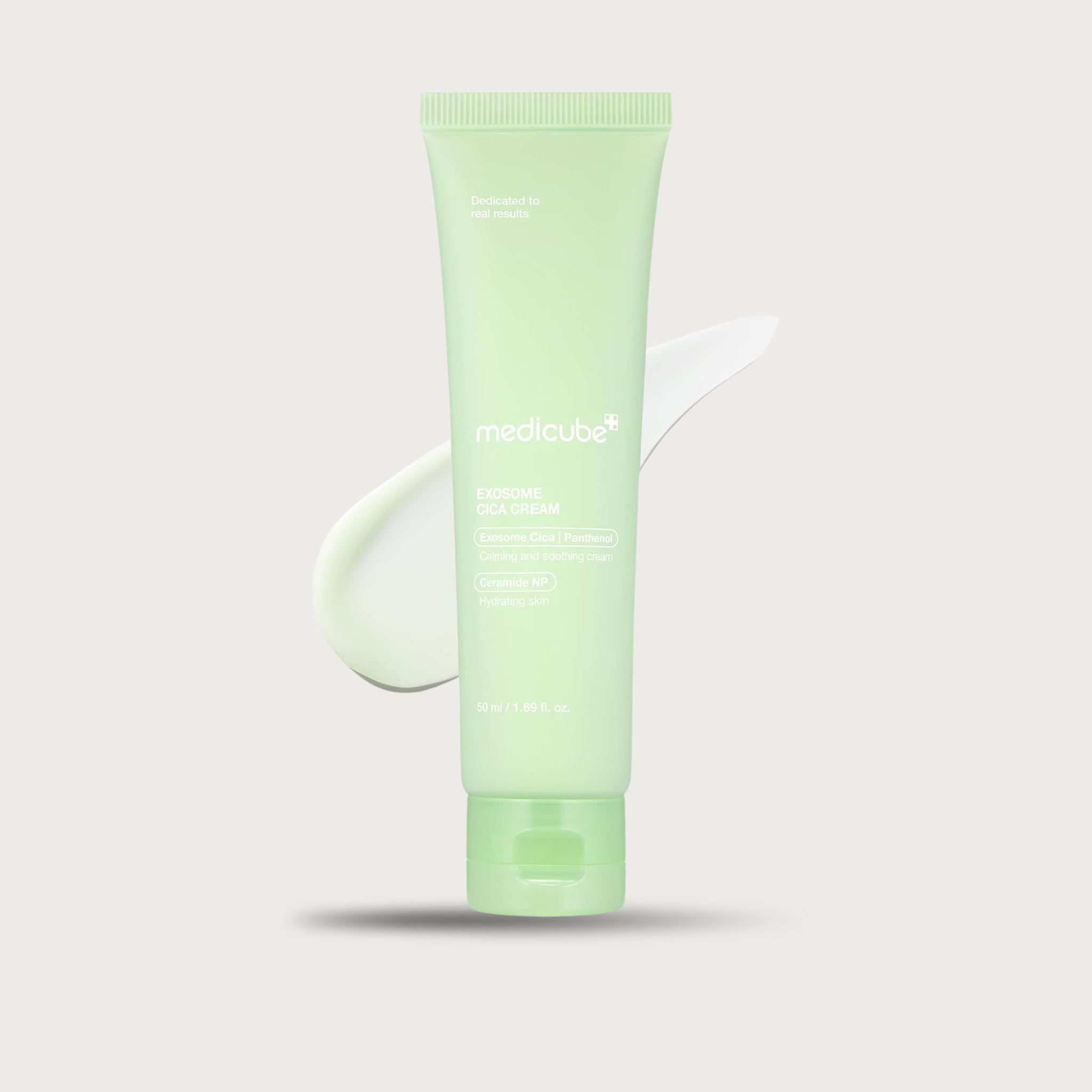 Medicube Exosome Cica Cream 50ml – Korean exosome cica cream 12 cica types 5.3x stronger soothing Ectoin Ceramide NP fragrance-free $22